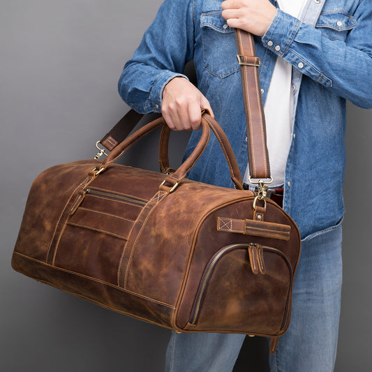 The First Layer Of Cowhide Retro Large Capacity Line