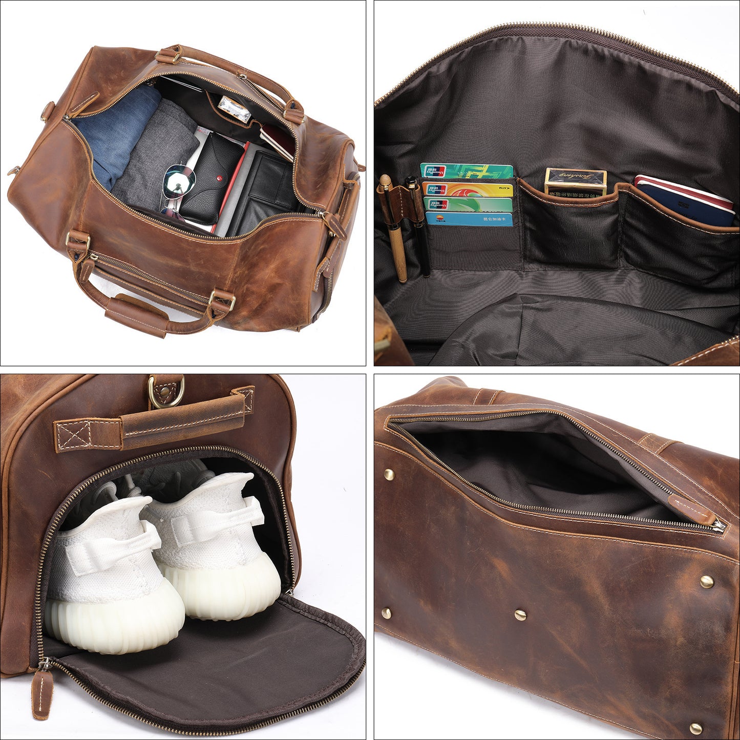 The First Layer Of Cowhide Retro Large Capacity Line