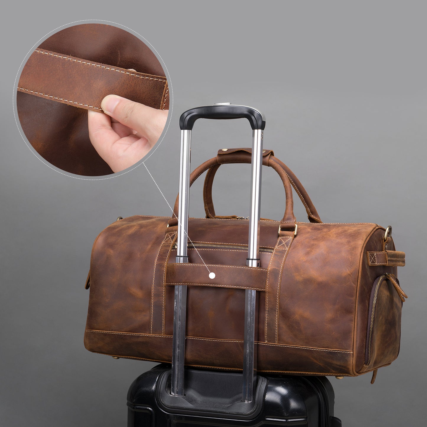 The First Layer Of Cowhide Retro Large Capacity Line